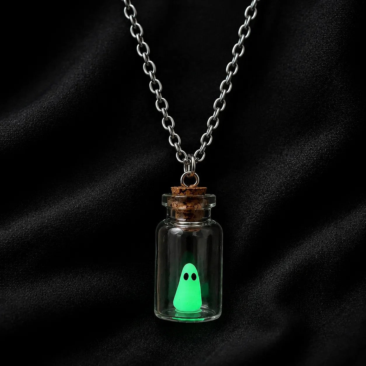 ๐ป Adopt a Ghost Necklace โ Glow in the Dark Halloween Ghost Pendant