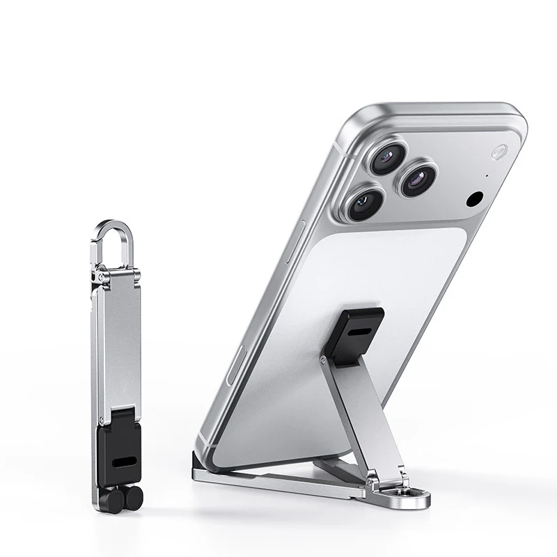 ๐ฅ Mini Aluminum Phone Stand Keychain