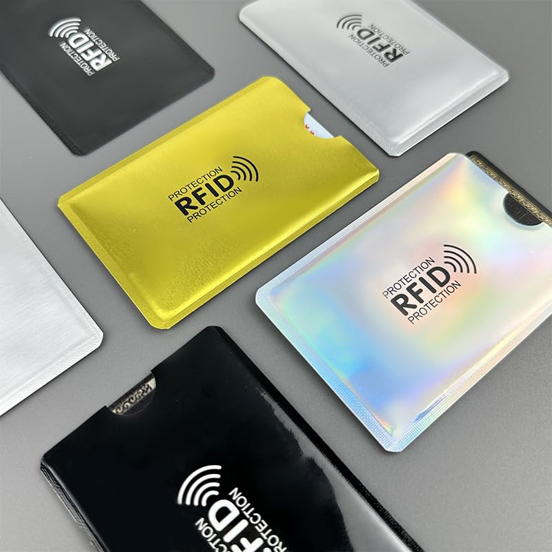 RFID Blocking Card Sleeves (8-Pack)