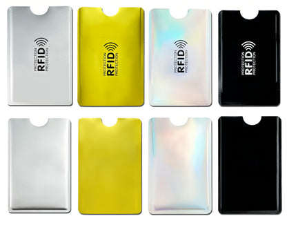RFID Blocking Card Sleeves (8-Pack)
