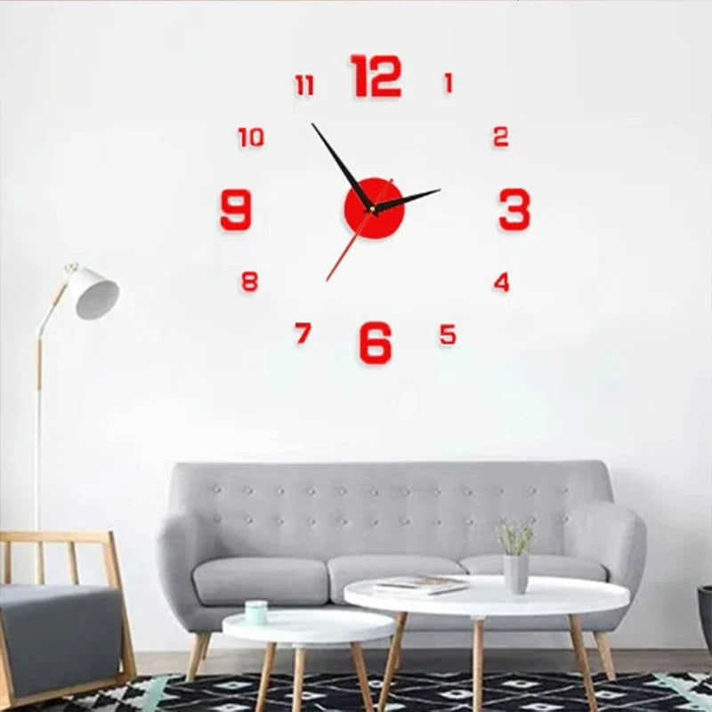 🥳2026 HOT SALE🥳⏰3D DIY Luminous Acrylic Wall Clock Set