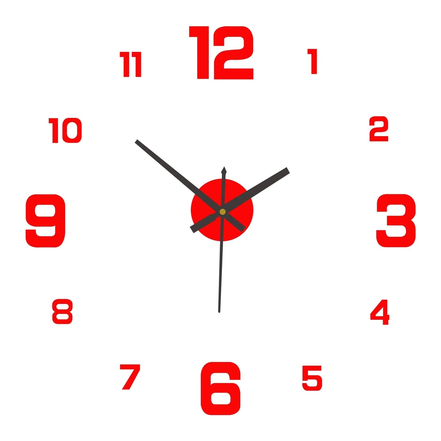 🥳2026 HOT SALE🥳⏰3D DIY Luminous Acrylic Wall Clock Set