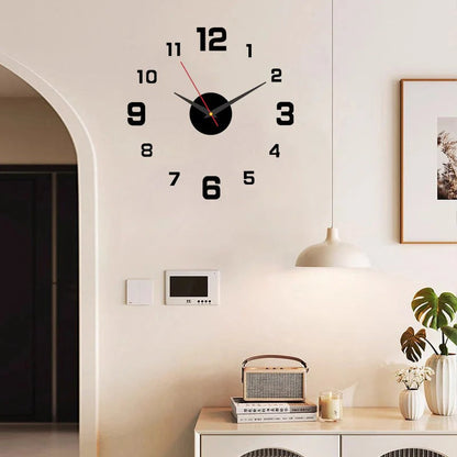 🥳2026 HOT SALE🥳⏰3D DIY Luminous Acrylic Wall Clock Set
