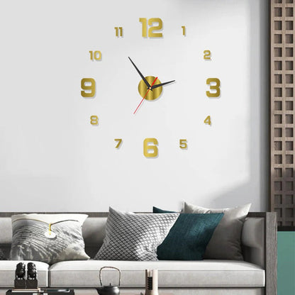 🥳2026 HOT SALE🥳⏰3D DIY Luminous Acrylic Wall Clock Set