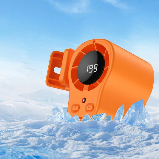 Portable Turbo Fan with LED Display Rechargeable Personal Cooling Fan