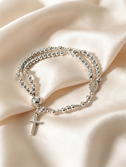 ✝️Handcrafted rosary bracelets📿