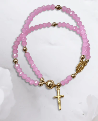 ✝️Handcrafted rosary bracelets📿