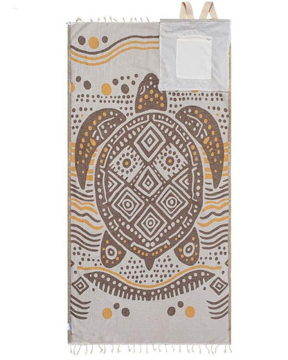 ⏰🏖️2-in-1 Convertible Towel & Backpack with Inner Zip Pocket & Sand-Repelling Fabric