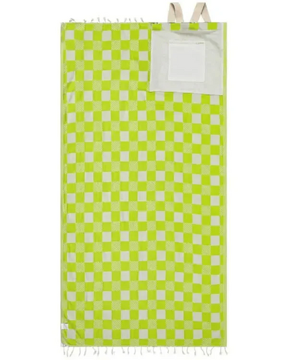 ⏰🏖️2-in-1 Convertible Towel & Backpack with Inner Zip Pocket & Sand-Repelling Fabric