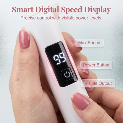 💅 Professional Electric Nail Polisher – 99-Speed Nail File & Buffer with Multiple Heads