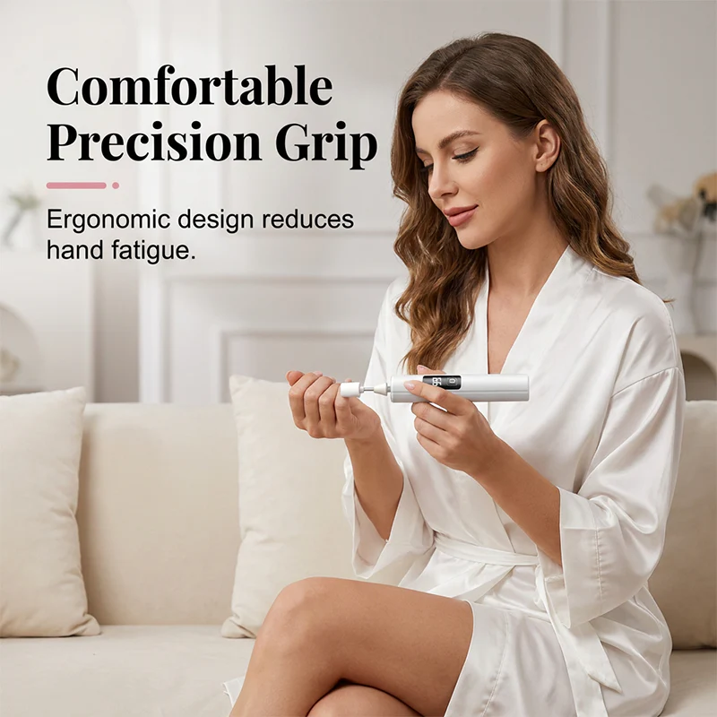 💅 Professional Electric Nail Polisher – 99-Speed Nail File & Buffer with Multiple Heads