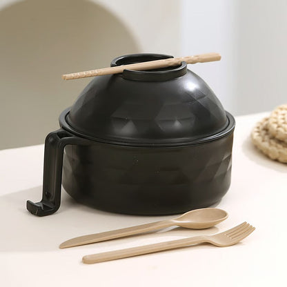 🍜 Microwave Ramen Cooker Bowl Set – Cook, Drain & Enjoy Noodles in Minutes