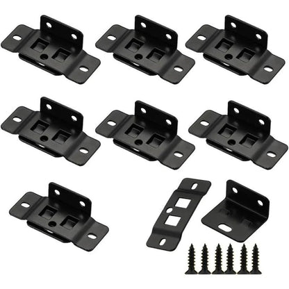 Heavy-Duty Stainless Steel Corner Brackets – Quick Fitting L Shape Furniture Joint Braces with Screws