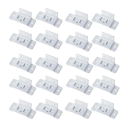 Heavy-Duty Stainless Steel Corner Brackets – Quick Fitting L Shape Furniture Joint Braces with Screws