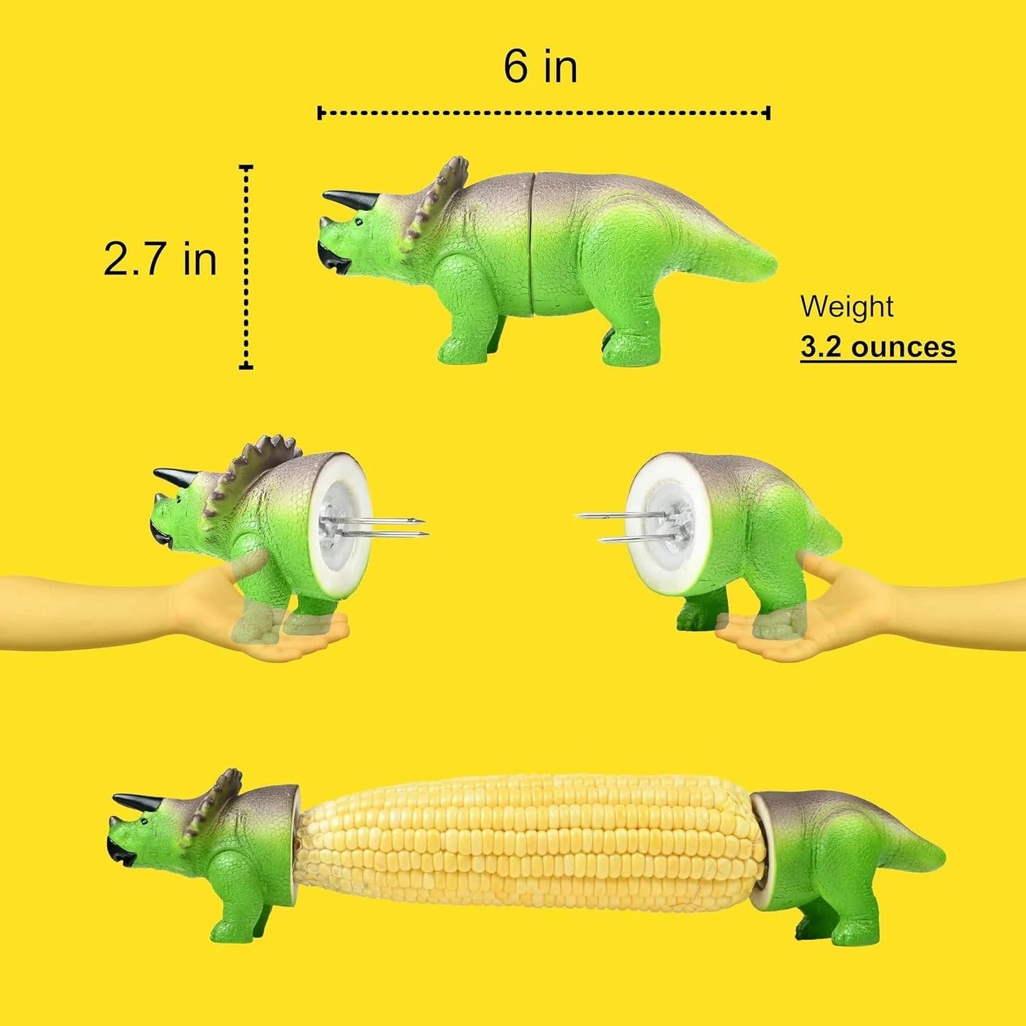 🦖 Dinosaur Corn Holders 🌽 Make Corn Time More Fun for Kids & Families