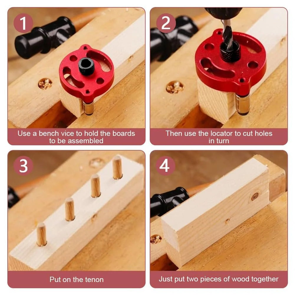 Self-Centering Doweling Jig – Precision Drill Guide for Flawless Woodworking Joints