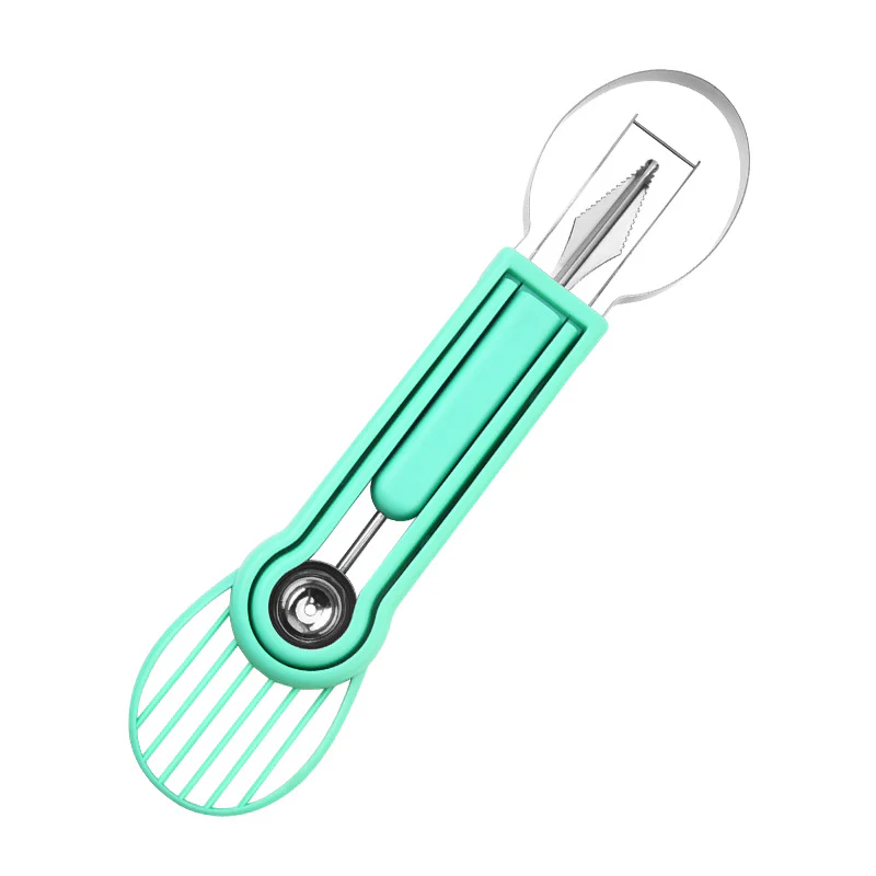 ✨ Elevate Your Fruit Creations with This 3-in-1 Melon Baller & Carving Tool Set