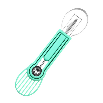 ✨ Elevate Your Fruit Creations with This 3-in-1 Melon Baller & Carving Tool Set