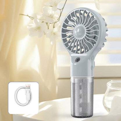 Portable Handheld Mist Cooling Fan