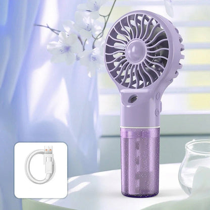 Portable Handheld Mist Cooling Fan
