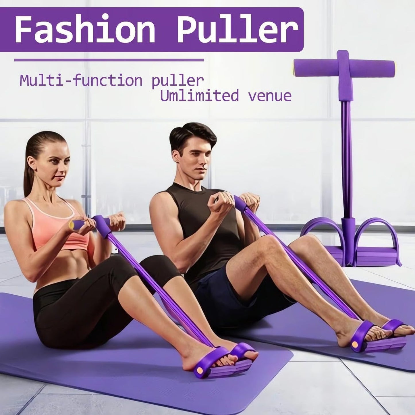 💪 8-Tube Full-Body Resistance Trainer